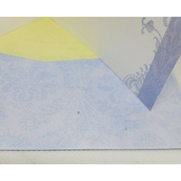 Just A Note Yellow Floral Daisy Graphics Greeting Card With Matching Envelope - Picture 9 of 9